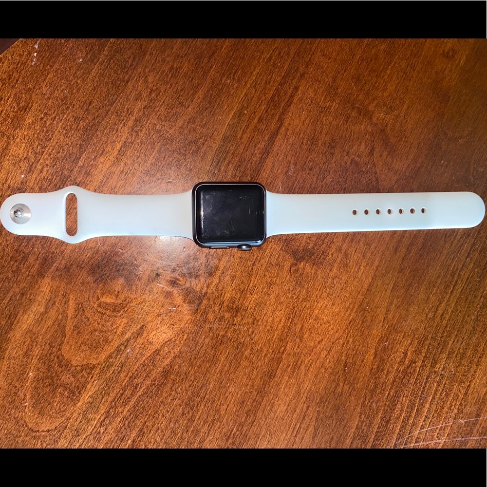 Apple Watch series 1 with 2 bands and charger